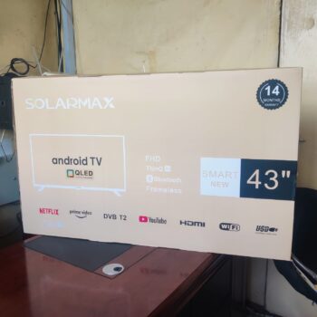 SOLARMAX 43" SMART ANDROID FLAMELESS TV