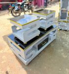 EXCUTIVE MORDERN MARBLE COFFEE TABLE WITH STOOLS